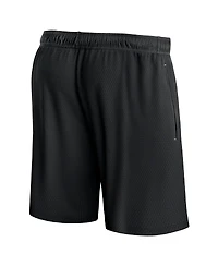 Men's Fanatics Black Utah Jazz Post Up Mesh Shorts