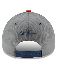 Men's New Era Gray, Navy William Byron Salute 9FORTY Adjustable Hat