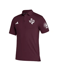 Men's adidas Maroon Texas A&M Aggies Strategy Aeroready Polo Shirt