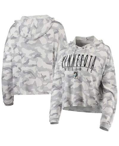 Women's Concepts Sport Gray Minnesota United Fc Composite Hoodie T-shirt