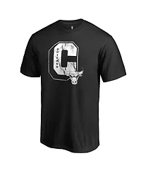 Men's Fanatics Black Chicago Bulls Letterman T-shirt