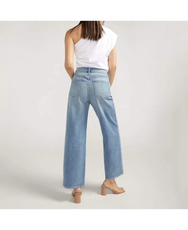 Silver Jeans Co. The Slouchy Straight Mid Rise Jeans