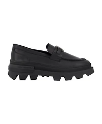 Karl Lagerfeld Paris Men's White Label Leather Lug Sole Loafers