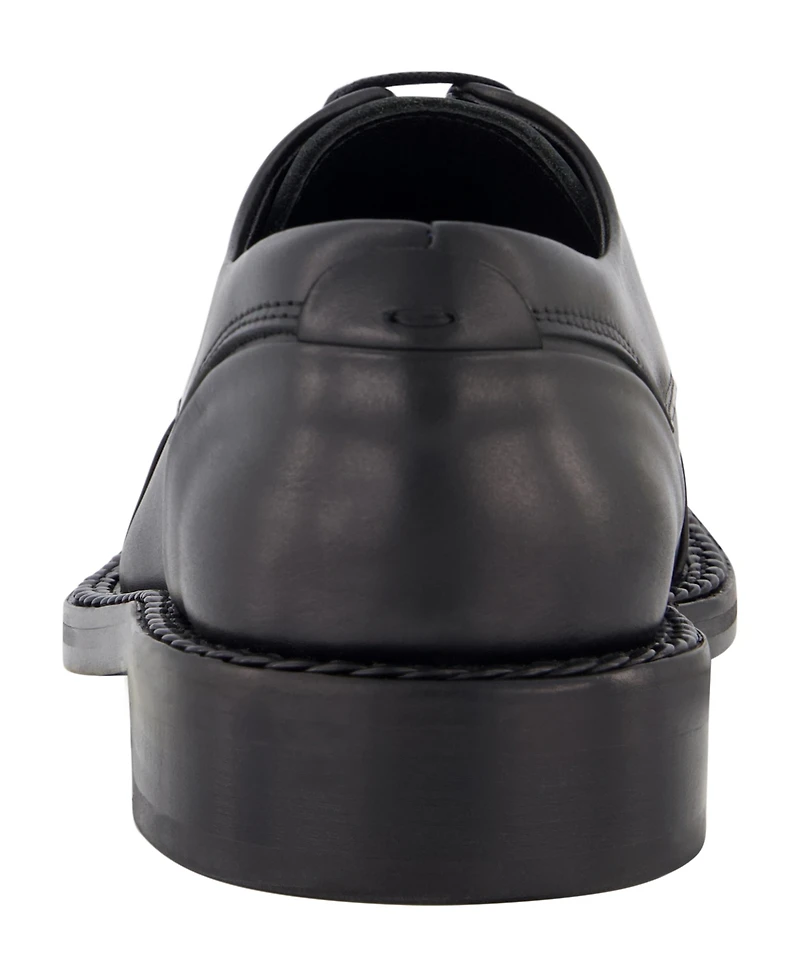 Karl Lagerfeld Paris Men's White Label Leather Cap Toe Dress Shoes