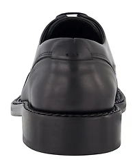 Karl Lagerfeld Paris Men's White Label Leather Cap Toe Dress Shoes