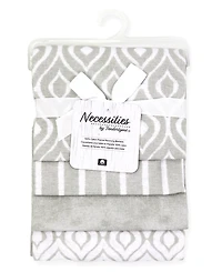 Tendertyme Baby Boys or Baby Girls Watercolor Receiving Blankets, Pack of 4
