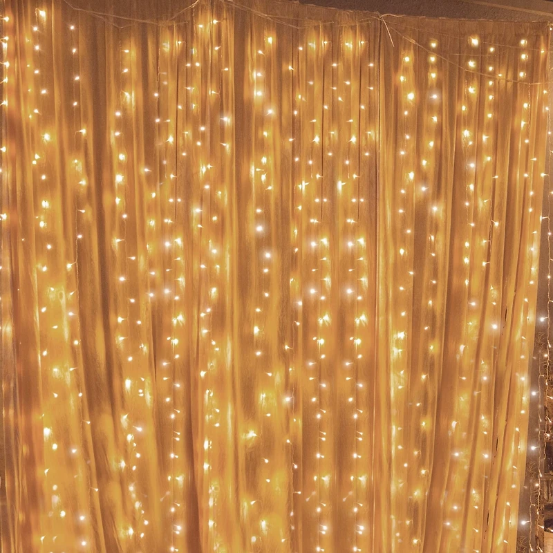 2-Pack 300 Count Led Fairy String Lights Indoor Outdoor Waterproof Decor