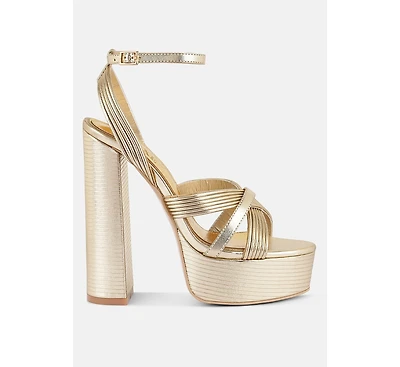splendid crisscross straps high heel sandals
