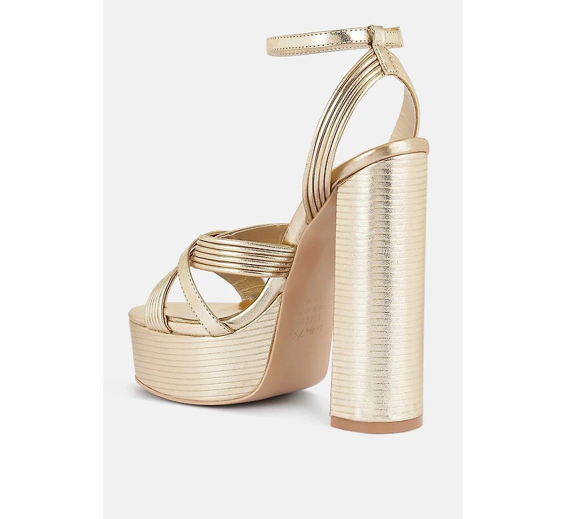 splendid crisscross straps high heel sandals