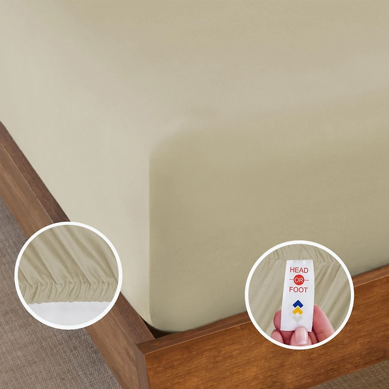 Full 4 Piece Rayon from Bamboo Deep Pocket Sheet Set