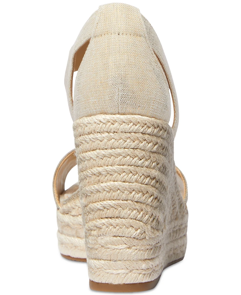 Michael Kors Berkley Zipper Espadrille Platform Wedge Sandals