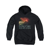 Lord Of The Rings Youth Walk Mordor Pull Over Hoodie / Hooded Sweatshirt