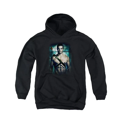Arrow Youth Shirtless Pull Over Hoodie / Hooded Sweatshirt