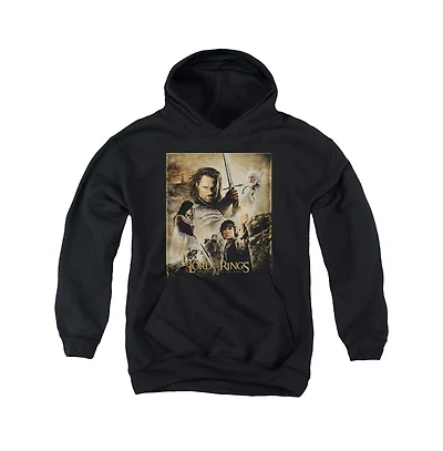 Lord Of The Rings Youth Rotk Poster Pull Over Hoodie / Hooded Sweatshirt