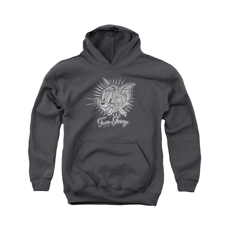 Tom And Jerry Youth Classic Pals Pull Over Hoodie / Hooded Sweatshirt