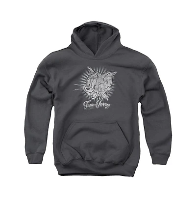 Tom And Jerry Youth Classic Pals Pull Over Hoodie / Hooded Sweatshirt