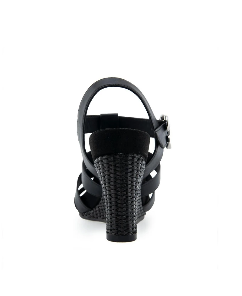 Aerosoles Women's Paige Buckle Strap Wedge