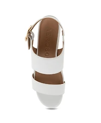 Aerosoles Women's Worth Open Toe Wedge Sandals