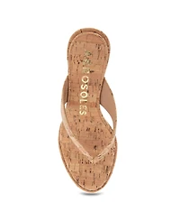 Aerosoles Women's Nero Wedge Flip Flop Sandals