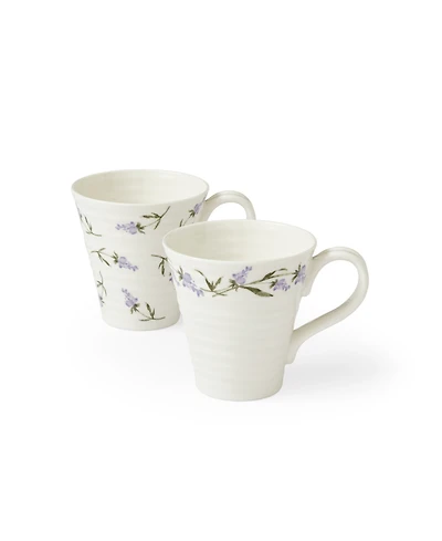 Portmeirion Sophie Conran Lavandula Mugs, Set of 2