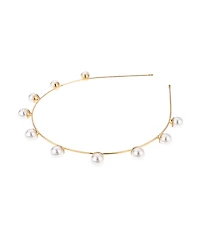 Ettika Imitation Pearl Studded Headband