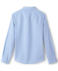 Lands' End Little Girls Long Sleeve Oxford Dress Shirt