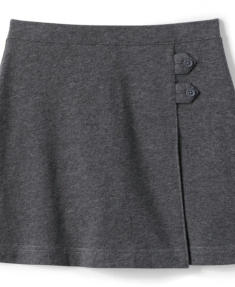 Lands' End Big Girls Plus Knit Skort Above the Knee
