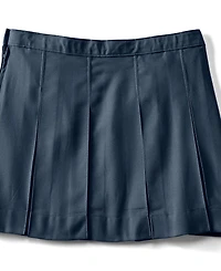 Lands' End Big Girls Box Pleat Skirt Above the Knee