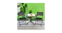 Slickblue Set of 4 Outdoor Camping Deck Garden Folding Chairs