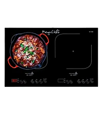MegaChef 1800 Watts Dual Induction Cooktop