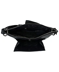 Mancini Pebble Trish Leather Crossbody Handbag with Organizer