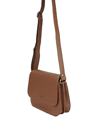 Mancini Pebble Alison Leather Crossbody Handbag