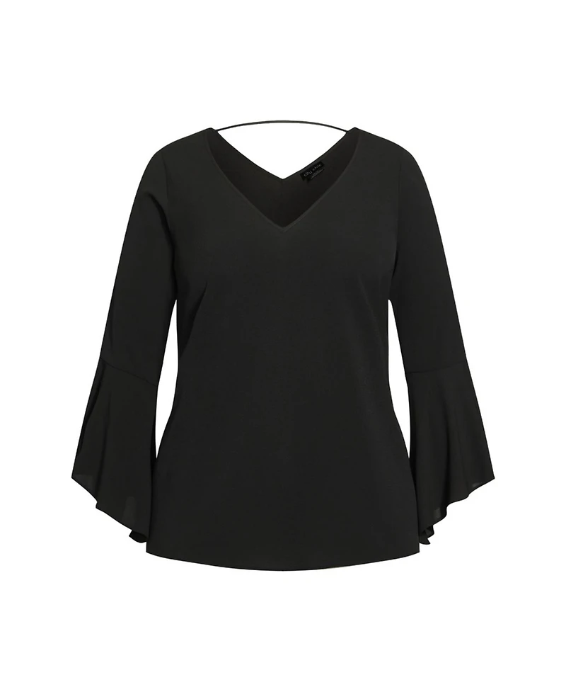 Plus Bell Sleeve Top