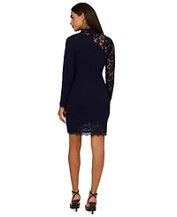 Adrianna Women's Lace-Trim Sheath Dress