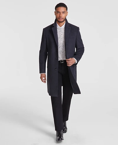 Michael Kors Men's Classic-Fit Wool Cashmere Blend Kavon Overcoat