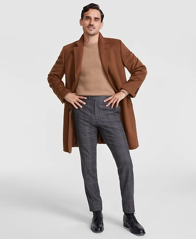 Michael Kors Men's Classic-Fit Wool Cashmere Blend Kavon Overcoat
