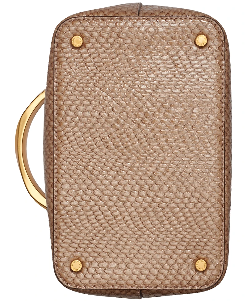 Donna Karan New York Lawrence Python Top Handle Bucket