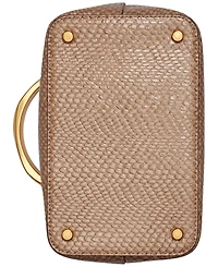 Donna Karan New York Lawrence Python Top Handle Bucket