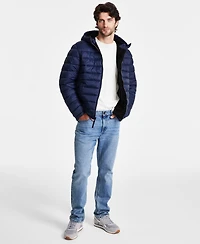 Hawke & Co. Men's Sherpa Lined Hooded Puffer Jacket