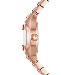 Diesel Women's Vert Three Hand Rose Gold-Tone Stainless Steel Watch 32mm