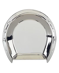 Certified International Derby Day at the Races Silver Plated 3-d Horseshoe Cheese Plate with Knife