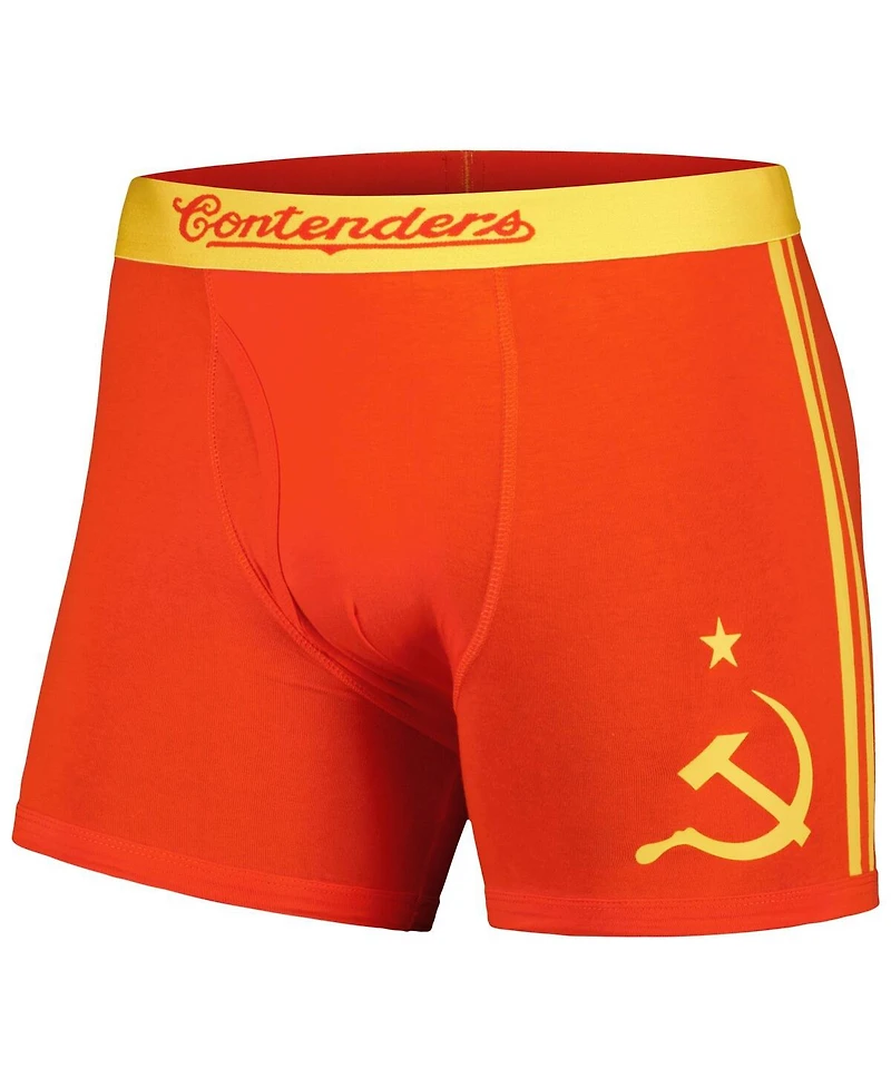 Men's Contenders Clothing Red Rocky Ivan Drago Boxer Briefs