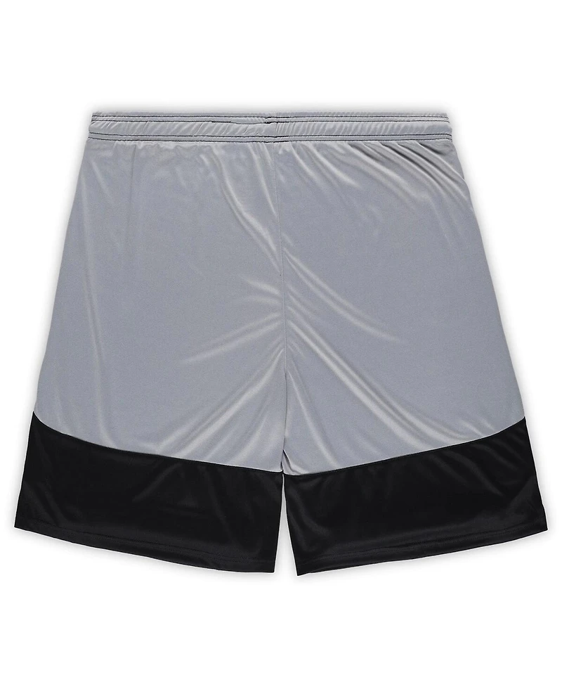 Men's Fanatics Black Pittsburgh Steelers Big and Tall Team Logo Shorts