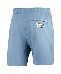 Men's Freeze Max Blue Looney Tunes Skeleton Fleece Shorts