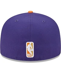 Men's New Era Purple, Orange Phoenix Suns Gameday Gold Pop Stars 59FIFTY Fitted Hat