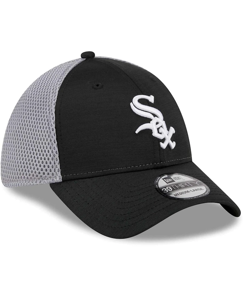 Men's New Era Black Chicago White Sox Neo 39THIRTY Flex Hat