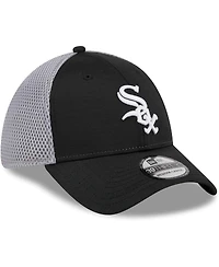 Men's New Era Black Chicago White Sox Neo 39THIRTY Flex Hat