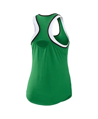 Women's Wear by Erin Andrews Green Oregon Ducks Open Hole Razorback Tank Top