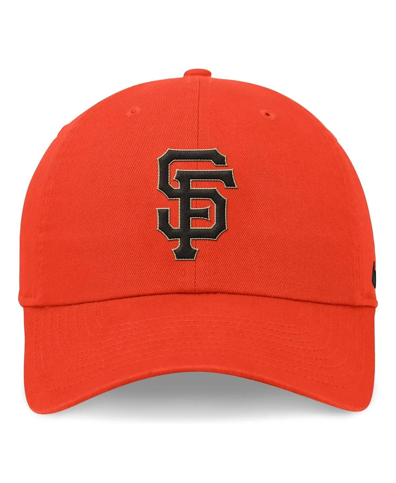Men's Nike Orange San Francisco Giants Evergreen Club Adjustable Hat