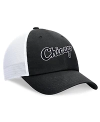 Men's Nike Black Chicago White Sox Evergreen Wordmark Trucker Adjustable Hat